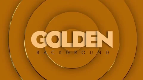 Golden circle Background After Effects素材