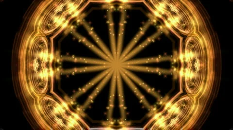 Golden circle laser,ion collider.radiation,romantic,material,texture,Fireworks, Stock Footage