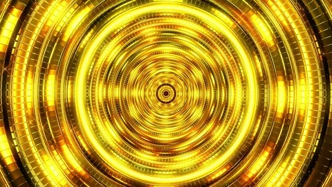 Golden Circles background Stock Footage 102440112