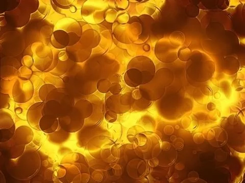 Golden circles Stock Illustration