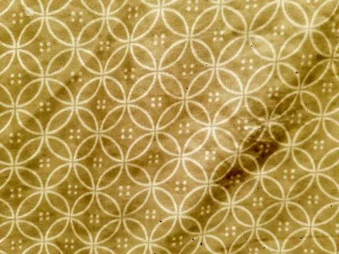 Golden Circular Geometric Pattern Background 写真素材