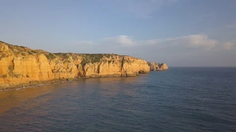 Golden Cliffs Stock Footage 98367685