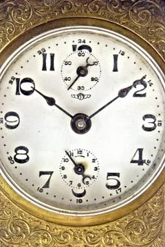 Golden clock Stock Photos