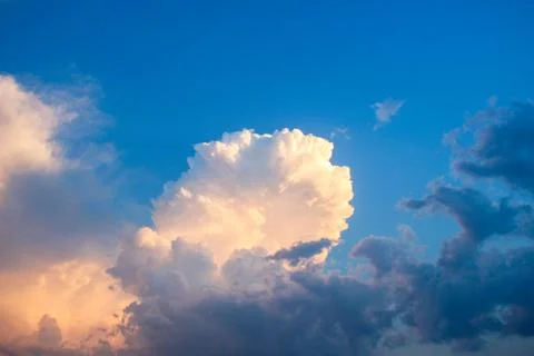 Golden Cloud Foto stock