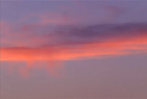 Golden Cloud Sunset NTSC Stock Footage 523025