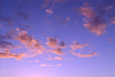 Golden Cloud Sunset NTSC Stock Footage