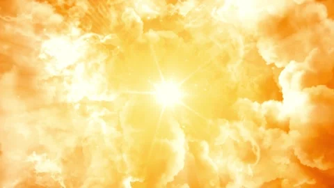 Golden Clouds and Light Stock Footage 317840429