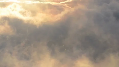 Golden clouds Stock Footage 89661863