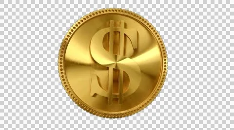 Golden Coin (loop2) 動画素材 44088094