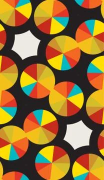 Golden Compact Disc Pattern イラスト素材