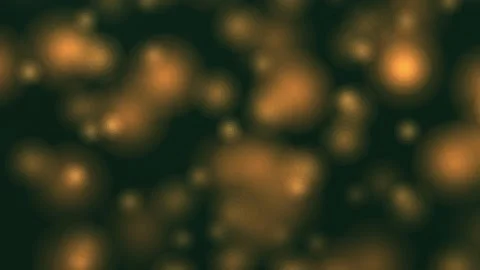 Golden concentric circles on dark background. 2d animation Stock Footage 345395169