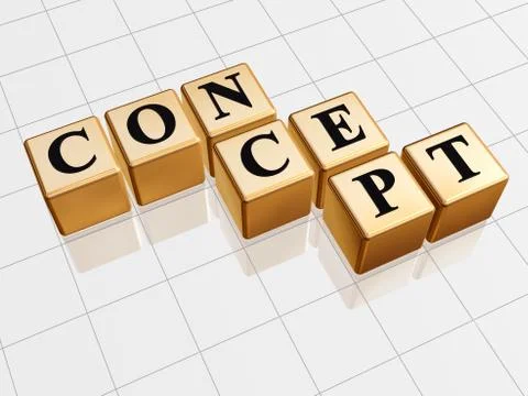 Golden concept Stock Illustration