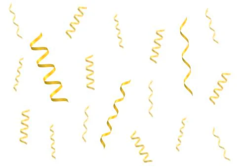 Golden confetti background Stock Illustration