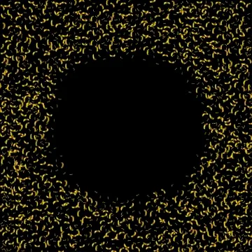 Golden confetti background Illustrazione stock