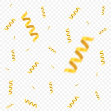 Golden confetti background Stock Illustration