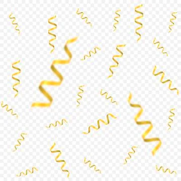 Golden confetti background Illustrazione stock