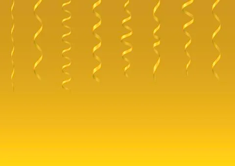 Golden confetti background Stock Illustration