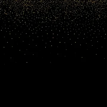 Golden confetti background Stock Illustration