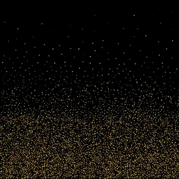 Golden confetti background Stock Illustration