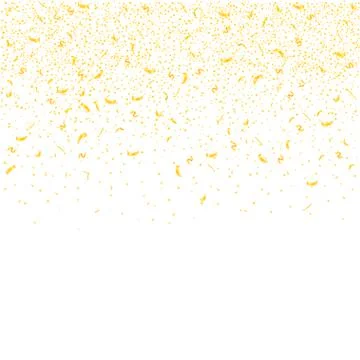 Golden confetti background Stock Illustration