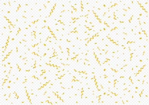 Golden confetti background Stock Illustration