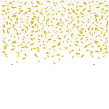 Golden confetti background Illustrazione stock