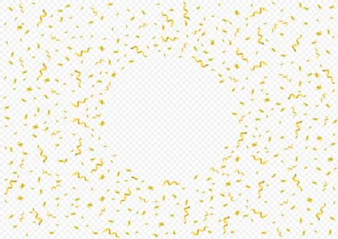 Golden confetti background Illustrazione stock