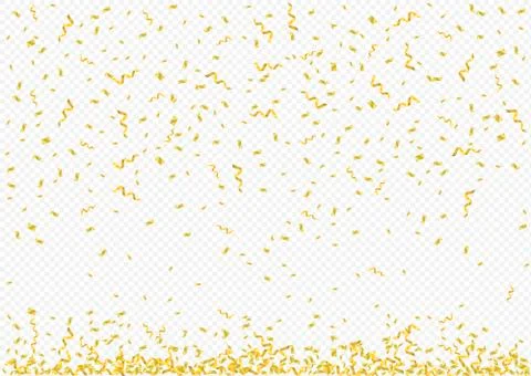 Golden confetti background Stock Illustration