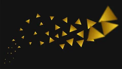 Golden confetti background Illustrazione stock
