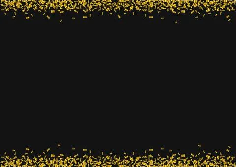 Golden confetti background Illustrazione stock