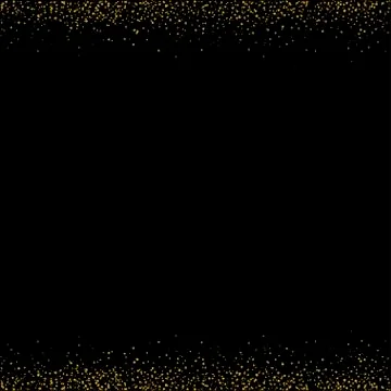 Golden confetti background Stock Illustration