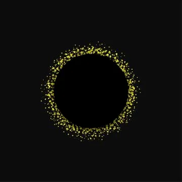 Golden confetti background Stock Illustration