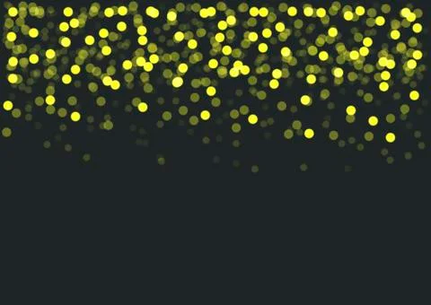 Golden confetti background Stock Illustration