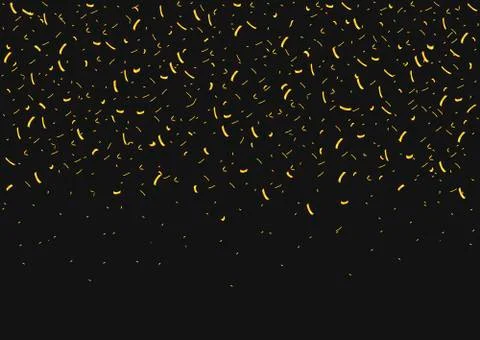 Golden confetti background Stock Illustration