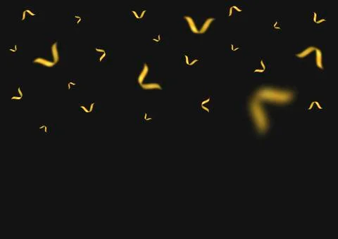 Golden confetti background Stock Illustration
