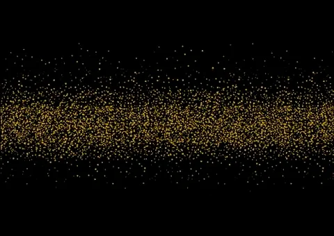 Golden confetti background Stock Illustration