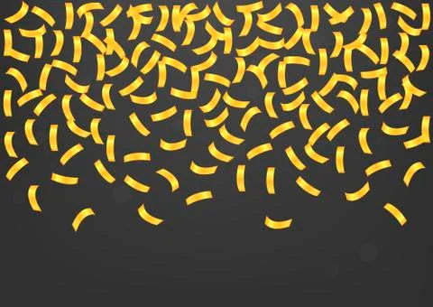 Golden confetti background Stock Illustration