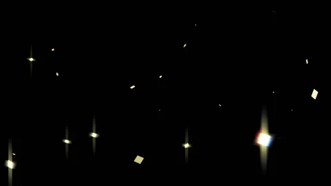 Golden confetti falling Video stock 150041792