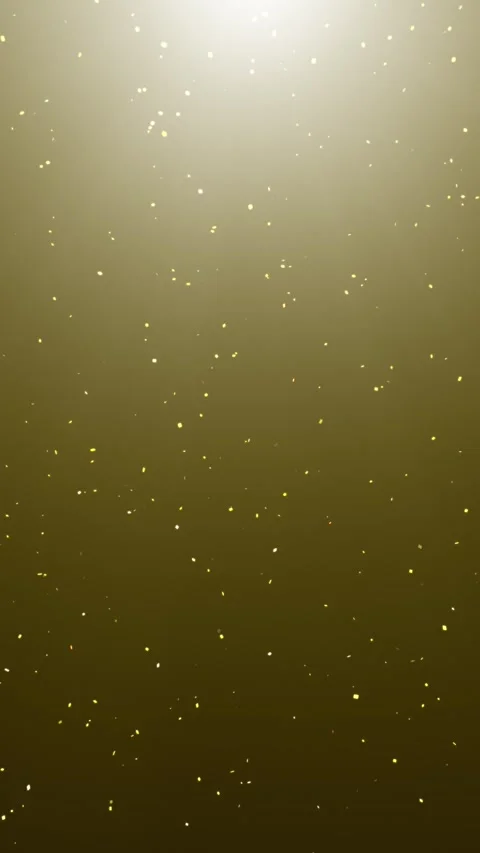 Golden confetti flying loop motion shining copy space vertical background Stock Footage 341156019