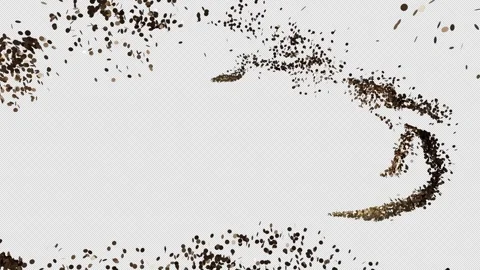 Golden Confetti Infinite loop Vidéo 304157516