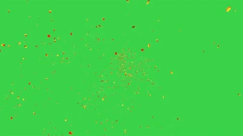 Golden confetti particles exploding outward from the center 動画素材 331766358