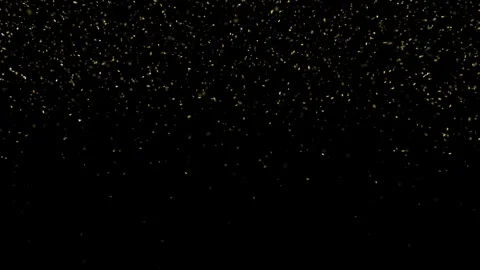 Golden confetti particles falling down loop background Stock Footage 337852176