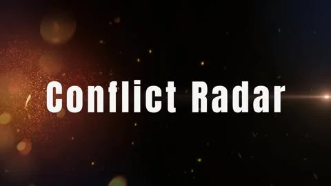 Golden confetti particles floating in dark background with lens flare light Stock Footage 338327385