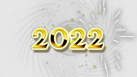 Golden Countdown 2022  Stock Footage 166797186