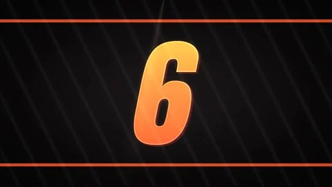 Golden countdown timer numbers displaying dynamic motion in video animation Stock Footage 339677223