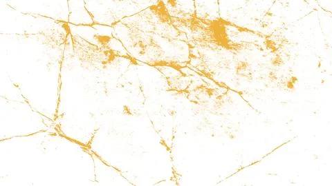 Golden cracks on white background texture Illustrazione stock