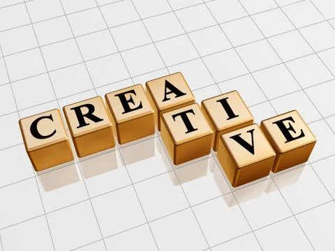 Golden creative Stock Illustration