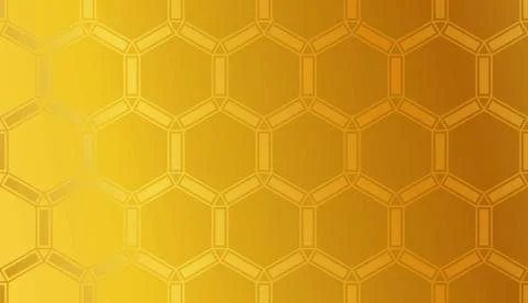 Golden Creative Multicolored Blurred Background. Elegant Background With Poly Stock Illustration