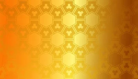 Golden Creative Multicolored Blurred Background. Elegant Background With Poly Stock Illustration
