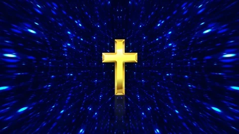 Golden Cross 2 Stock Footage 104891385